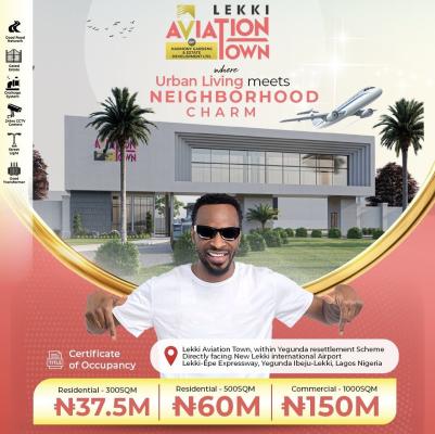 Mixed Use Land, Lekki Aviation Located Opposite New Proposed International Airport, Ibeju Lekki, Lagos, Mixed-use Land for Sale