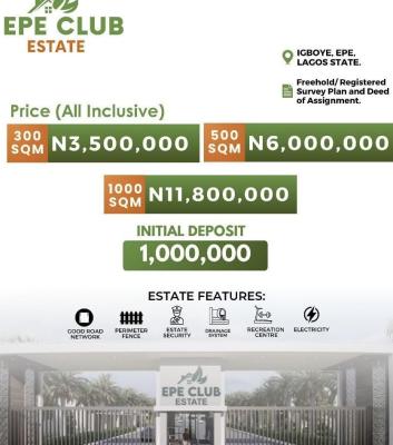 Affordable and Verified Dry Land, Epe, Lagos, Mixed-use Land for Sale