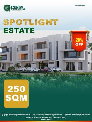 250sqm Plot for 4-bedroom Terrace Duplex with Attached Bq, Plot No, 50 Cadastral Zone Fo3, Osman District. Opposite Mshel Harmony, Katampe Extension, Katampe, Abuja, Residential Land for Sale