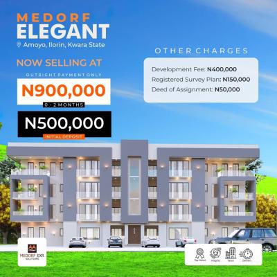 Genuine Plots of Land, Medorf Elegant Estate, Amoyo,, Ilorin East, Kwara, Residential Land for Sale