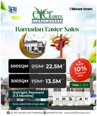 Land in Mowe, Tipper Bus Stop, Mowe Town, Ogun State, Mowe Ofada, Ogun, Residential Land for Sale