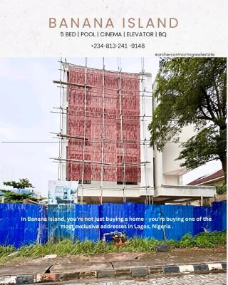 5 Bedroom Fully Detached Duplex, Banana Island, Ikoyi, Lagos, House for Sale