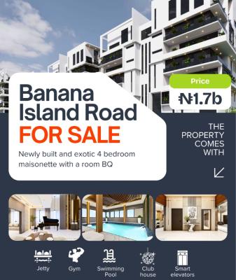 Four Bedroom Maisonette with a Bq, Banana Island, Banana Island, Ikoyi, Lagos, Terraced Duplex for Sale