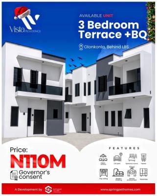 Beautiful Vista Residence, 3 Bedroom Duplex, Olokonla, Ajah, Lagos, Semi-detached Duplex for Sale