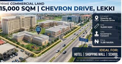 Land Measuring  15,000 Sqm, Lekki, Lagos, Mixed-use Land for Sale