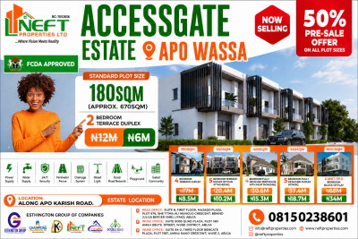 Plots of Land, Wasa, Apo, Abuja, Residential Land for Sale
