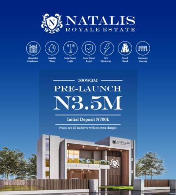 Residential Buy and Build Land in Ogun State, Mowe Ofada Ogun State - Natalis Royale Estate, Km 46, Ogun, Residential Land for Sale