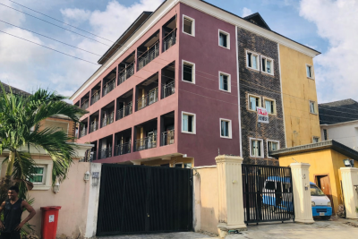 Newly Renovated 1 Bedroom Flat Ensuit with Air-conditioners, Chevron Drive, Lekki, Lagos, Mini Flat (room and Parlour) for Rent
