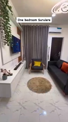 Nicely Furnished 1 Bedroom Apartment, Surulere, Lagos, Flat / Apartment Short Let