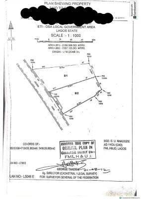 with S. Direct Banana Island Road Joint Venture, Banana Island, Ikoyi, Lagos, Land Joint Venture