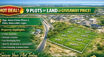 Hot Deal - 9 Plots of Land @ Giveaway Price!, Opp. Amen Estate Phase 2, Eleko, Ibeju Lekki, Lagos, Residential Land for Sale