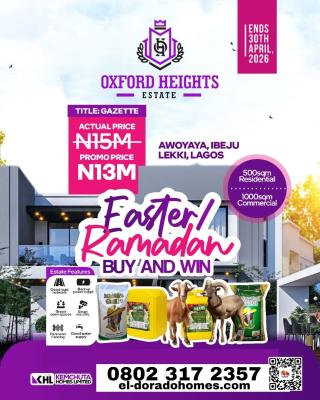 Land, Awoyaya, Ibeju Lekki, Lagos, Mixed-use Land for Sale