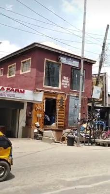 Commercial Building (250sqm) Up & Down (all Commercial Use), Facing Directly on Hebert Marculy Way Adekunle B/stop, Yaba, Adekunle, Yaba, Lagos, Commercial Property for Rent