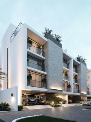 Luxury 4 Bedroom in a Secure Estate, Megamound Estate, Ikate-elegushi, Lekki, Lagos, Terraced Duplex for Sale