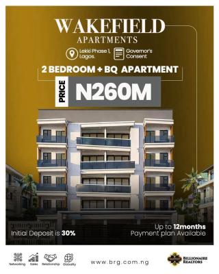 Contemporary 2-bedroom Apartment with Premium Interior Design, Wakefiwldl Apartment, 21 Chief Collins Street , Off Admiralty Way, Lekki Phase 1, Lekki, Lagos, Flat / Apartment for Sale