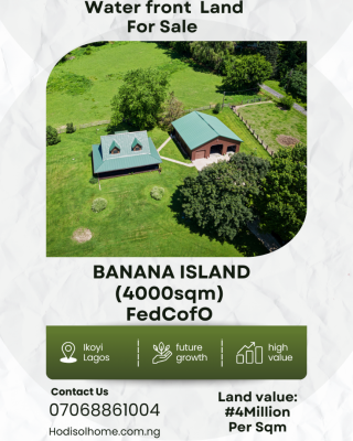Waterfront Land, Banana Island, Ikoyi Lagos., Banana Island, Ikoyi, Lagos, Residential Land for Sale