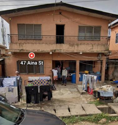 a Convertible Face to Face Storey Building, Aina Street, Ojota, Lagos, Block of Flats for Sale