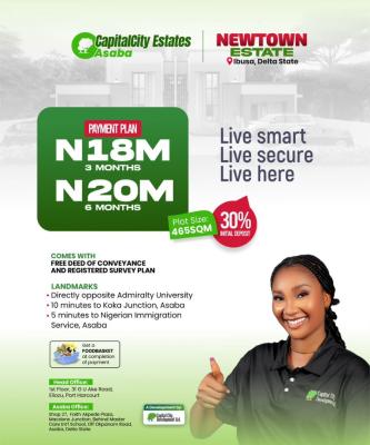 Prime Land in a Choice Location, Opposite Admiralty University of Nigeria, Asaba, Delta, Land for Sale