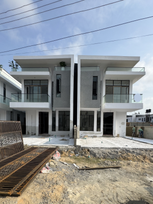 Newly Built Four (4) Bedroom Semi Detached Duplex, Ikota, Lekki, Lagos, Semi-detached Duplex for Sale