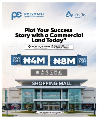 Land Facing The Expressway, Aura City, Moniya, Ibadan, Oyo, Mixed-use Land for Sale