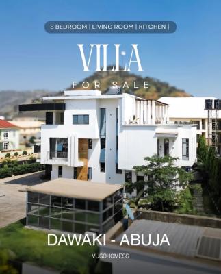 a Majestic 8-bedroom Villa, Dawaki, Gwarinpa, Abuja, Detached Duplex for Sale