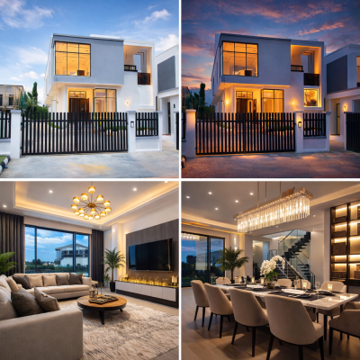 Luxury 4 Bedroom Fully Detached Hed Dupl3x with B and Swimming Pool, Royal Garden Estate, Lekki, Lagos, Detached Duplex for Sale