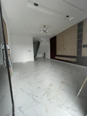 Fully Serviced Four Bedroom Semi-detached House with Self Compound, Orchid Road Before The Roundabout, Lekki, Lagos, Semi-detached Duplex for Rent