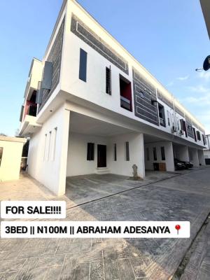 3 Bedroom Terrace Duplex in a Secured Neighborhood, Abraham Adesanya, Ajah, Lagos, Terraced Duplex for Sale