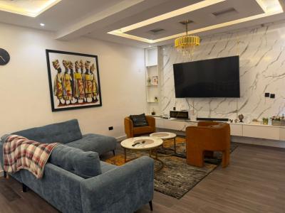 Fully Furnished and Serviced 3 Bedroom Apartment, Ikate Along The Coastal Road, Lekki, Lagos, Flat / Apartment for Rent