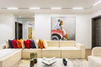 Luxury 3-bed Beige Unit with Housekeeping and Unlimited Wifi, Ensuite Bedrooms, Netflix and Spacious Balcony, Lekki Phase 1, Lekki, Lagos, Flat / Apartment Short Let