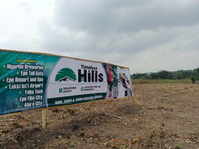 Land Measuring 500 Square Meters, Timeless Hill, Odo-elewu, Epe /ijebu-ode Toll-gate, Epe, Lagos, Residential Land for Sale