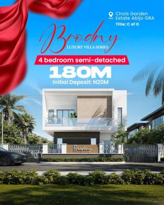 4 Bedrooms  Luxurous Semi Detached Duplex, Inside Chois Garden Estate Abijo, Abijo, Lekki, Lagos, Semi-detached Duplex for Sale