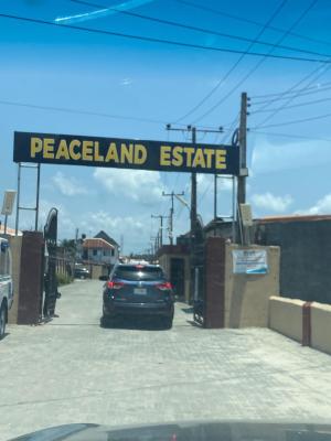 Half Plot of Fenced and Gated Land at Peaceland Estate Majek Sangotedo, Peace Estate Sangotedo, Sangotedo, Ajah, Lagos, Residential Land for Sale