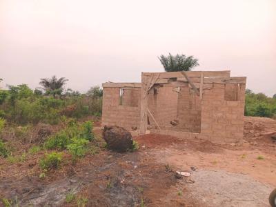 Carcass 2 Bedroom Bungalow Ensuit with Visitors Toilet, 15 Minutes Drive From Ilaro, Oja Odan Yewa North Lga, Ilaro, Yewa South, Ogun, Detached Bungalow for Sale