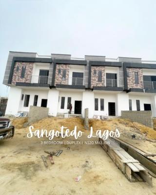 2 Bedroom Terrace Duplex with Spacious Rooms, 2 Bedroom Duplex for Sale, Sangotedo, Ajah, Lagos, Terraced Duplex for Sale