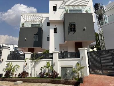 Brown New 4 Bedroom Gated Semi Detached Duplex with Bq, Serene Environment, Guzape District, Abuja, Semi-detached Duplex for Sale