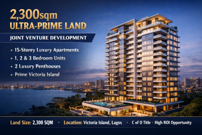 2,300sqm Ultra-prime Land - Joint Venture Development, Bishop Oluwole Street, Victoria Island (vi), Lagos, Mixed-use Land Joint Venture