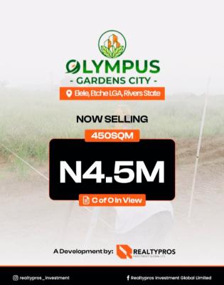 Olympus Garden City, Elele, Etche, Rivers, Mixed-use Land for Sale