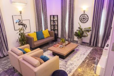 Luxury Fully Furnished 4 Bedroom Terrace Duplex + Bq, Guzape District, Abuja, Terraced Duplex for Sale