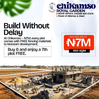 Chikamso Royal Garden, Ngor-okpala, Owerri Municipal, Imo, Mixed-use Land for Sale