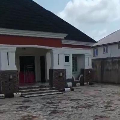 4 Bedroom Bungalow with Security Post & Pop Ceiling 50ft By 100ft Land, Okhoromi Community, Off Airport Road, Benin, Oredo, Edo, Terraced Bungalow for Sale