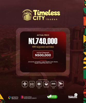 Timeless City, Moniya, Ibadan, Oyo, Residential Land for Sale
