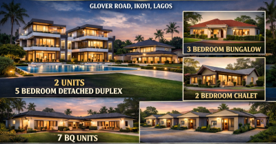 2 Units 5br Detached Duplex + 3br Bungalow + 2br Chalet + 7 Bq Units, Glover Road, Ikoyi, Lagos, House for Rent