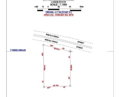 a Well Proportioned Land, Adeola Odeku, Victoria Island (vi), Lagos, Land for Sale