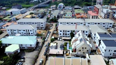Luxury Newly Built 4 Bedroom Terrace with a Room Bq Each, Awuse Estate, Opebi, Ikeja, Lagos, Terraced Duplex for Sale