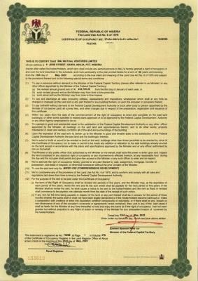 Guzape Ii (two Serial Plots) Mixed Use (comprehensive Development), Guzape District, Abuja, Land for Sale