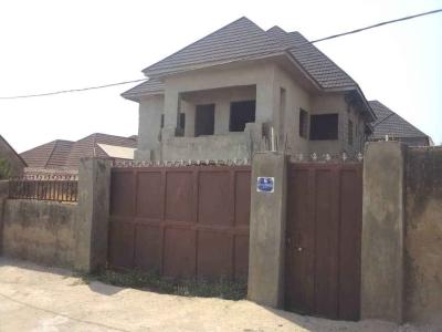 Six Bedrooms Fully Detached Duplex Carcass, Abacha Road, Karu, Nasarawa, Detached Duplex for Sale