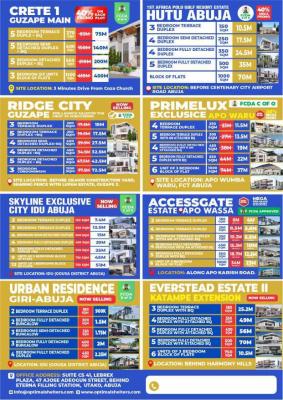 6 Unit of 3 Bedroom Blocks of Flat, Access Gate Estate, Apo, Abuja, Residential Land for Sale