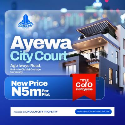 C of O in View, Located on Ago-iwoye Road, Just 5 Minutes’ Drive From Olabisi Onabanjo, Ijebu North, Ogun, Land for Sale