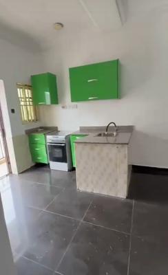 Serviced  Upstairs Mini Flat Apartment with Open Plan Kitchen{ Video}, Bakare Estate, Agungi, Lekki, Lagos, Mini Flat (room and Parlour) for Rent